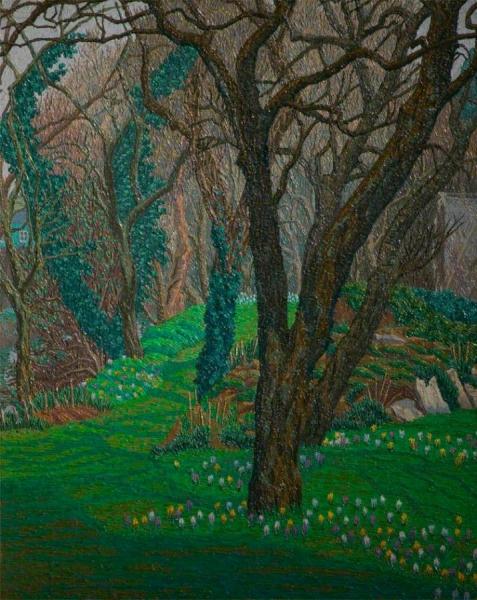 Garden In Spring by Charles Ginner