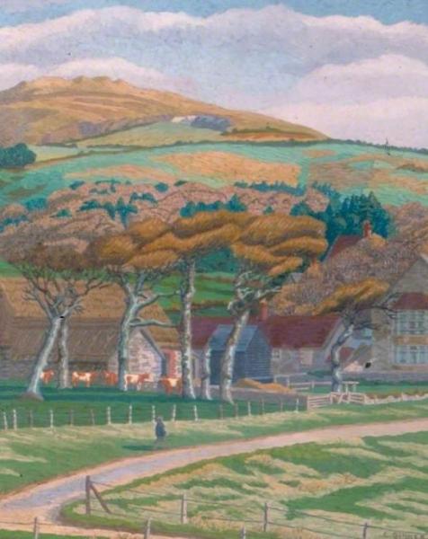 Morning Landscape, Isle Of Wight by Charles Ginner