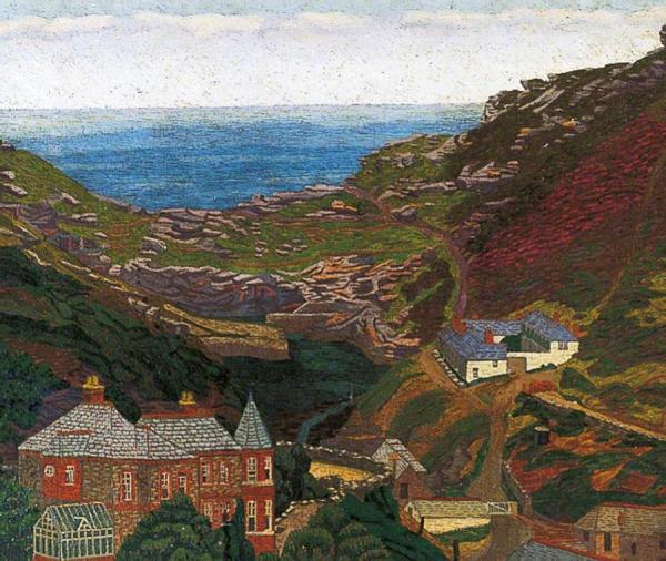 Penally Bridge, Boscastle, Cornwall by Charles Ginner Oil Painting Reproductions