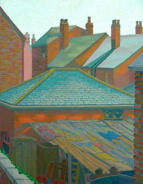 Charles Ginner Roofs And Chimneys