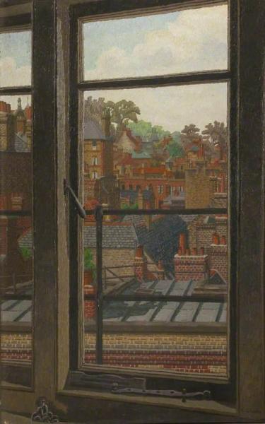 Rooftops by Charles Ginner