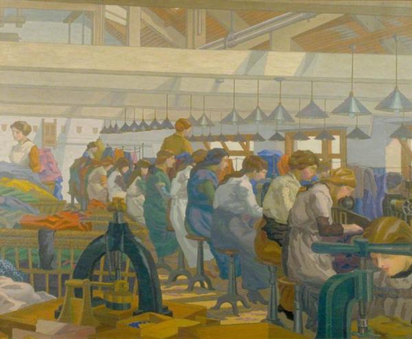 Charles Ginner The Blouse Factory