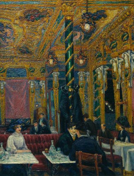 The Café Royal by Charles Ginner