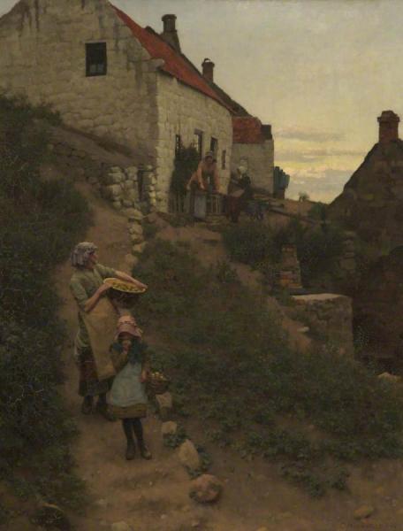 Fisherman's Cottage, Runswick by Charles Haigh Wood
