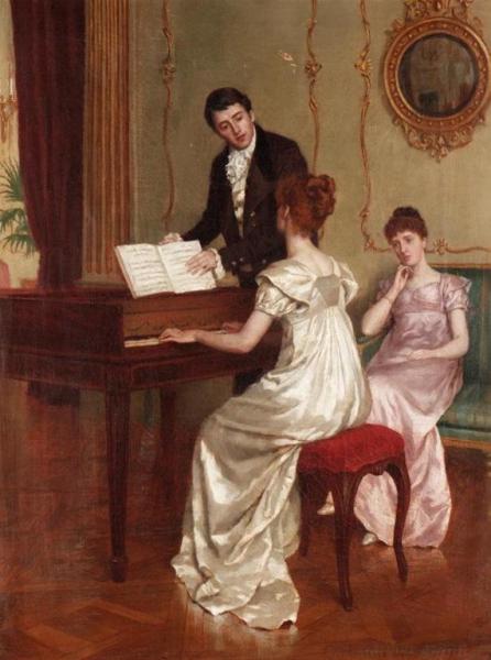 The Song by Charles Haigh Wood Oil Painting Reproductions