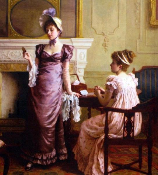 Thoughtful Moments by Charles Haigh Wood Oil Painting Reproductions