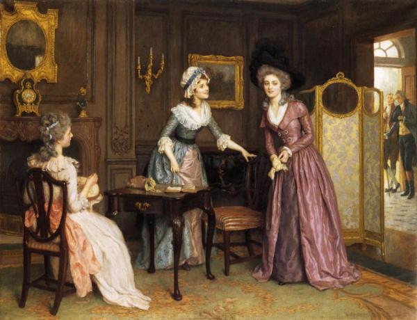 Two Strings To Her Bow by Charles Haigh Wood Oil Painting Reproductions