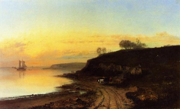 Boats At Dusk by Charles Henry Gifford