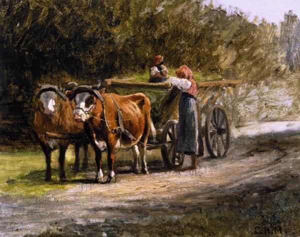 A Bavarian Team by Charles Henry Miller