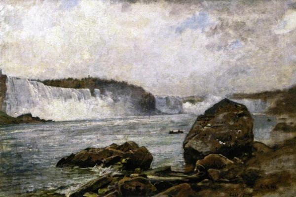 A View Of Niagara Falls by Charles Henry Miller