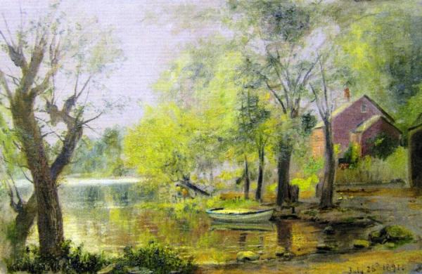 Alley Pond, Bayside, L.i. by Charles Henry Miller