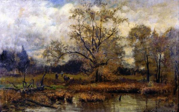 By The Pond by Charles Henry Miller