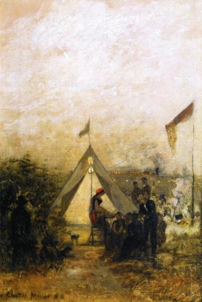 Ladies Cooperative Guild Fete Campfire by Charles Henry Miller