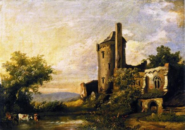 Landscape With Castle by Charles Henry Miller