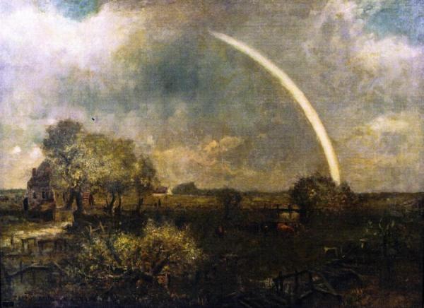 Long Island Landscape With Rainbow by Charles Henry Miller