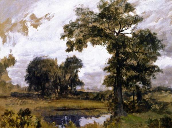 Oaks At Jamaica by Charles Henry Miller Oil Painting Reproductions