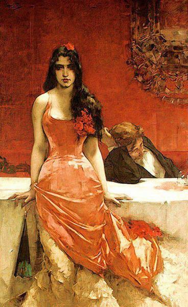 Circe The Temptress by Charles Hermans Oil Painting Reproductions