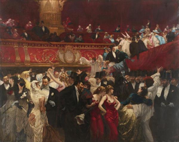 The Masked Ball by Charles Hermans