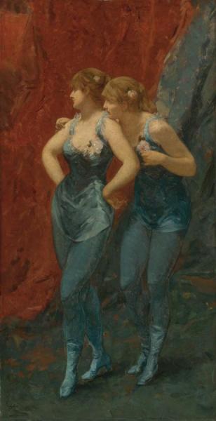 Two Dancers by Charles Hermans