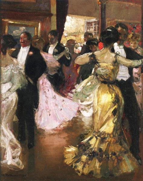 At The Ball by Charles Hoffbauer
