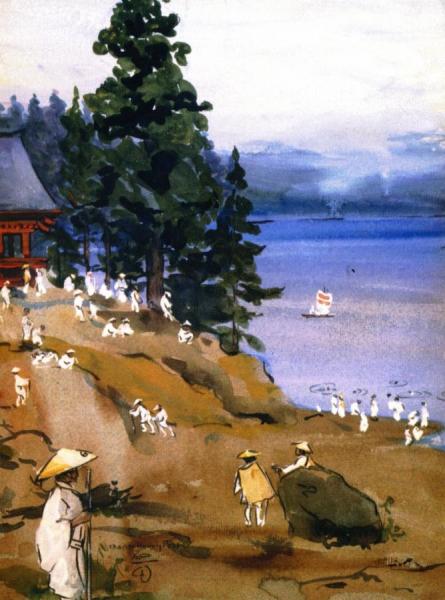 The Pilgrims Chuzenji by Charles Hovey Pepper