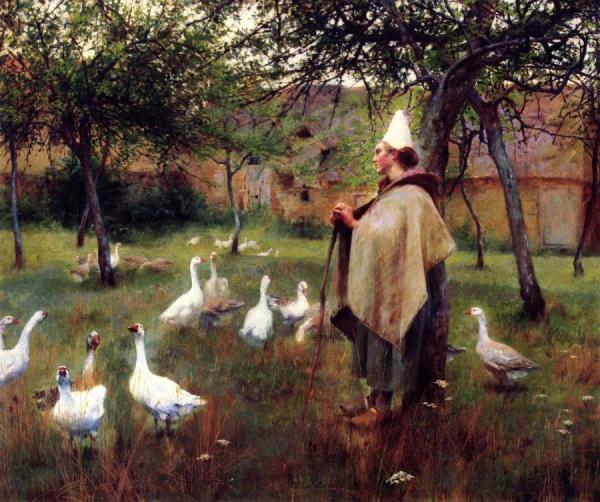 Goose Girl by Charles James Theriat