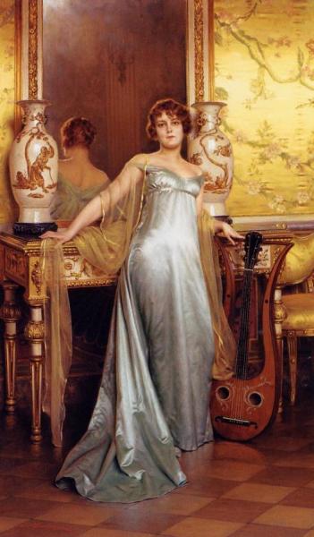 After The Concert by Charles Joseph Frederick Soulacroix Oil Painting Reproductions