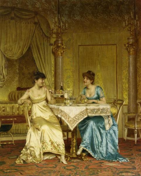 Charles Joseph Frederick Soulacroix Breakfast Gossip