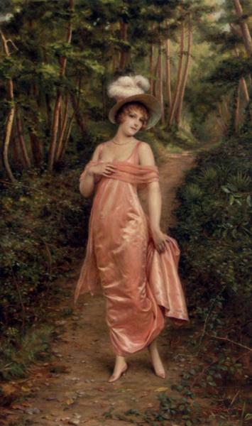 Elegance Of The Epoque by Charles Joseph Frederick Soulacroix Oil Painting Reproductions