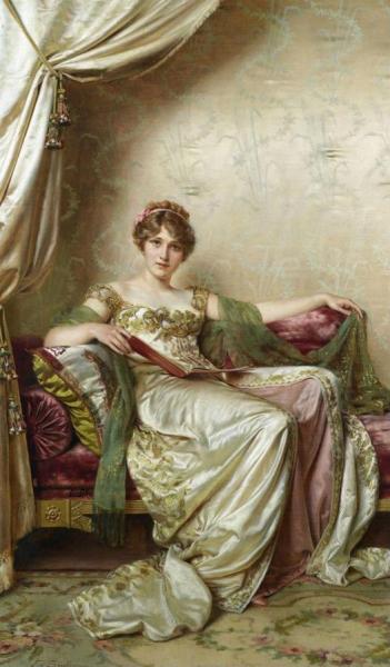 Elegante by Charles Joseph Frederick Soulacroix Oil Painting Reproductions