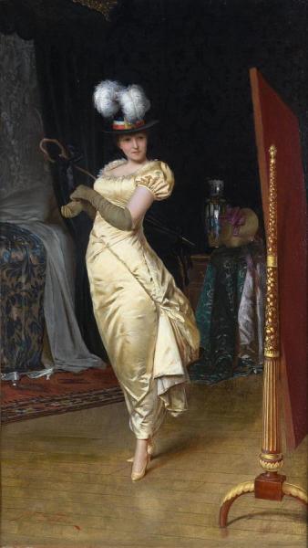 Preparing For The Ball by Charles Joseph Frederick Soulacroix