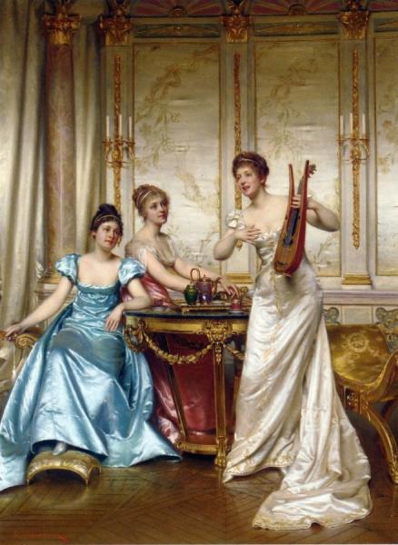 The Charming Performance by Charles Joseph Frederick Soulacroix Oil Painting Reproductions