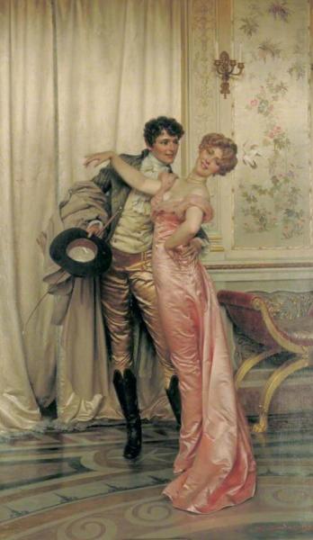 The Embrace by Charles Joseph Frederick Soulacroix Oil Painting Reproductions