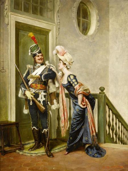 The Gallant Officer by Charles Joseph Frederick Soulacroix