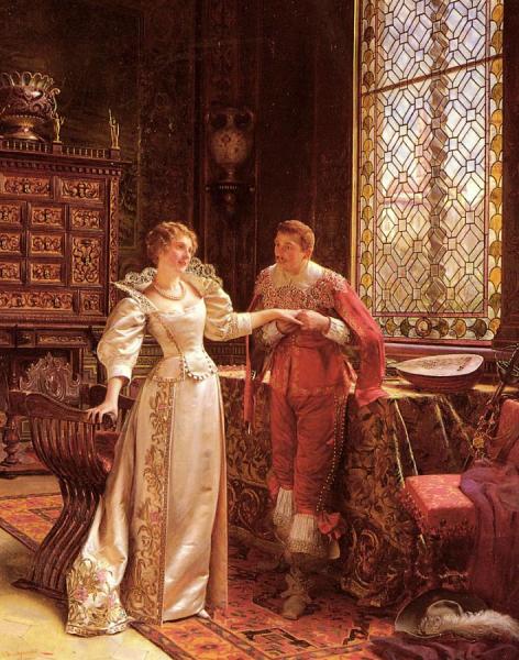 The Marriage Proposal by Charles Joseph Frederick Soulacroix