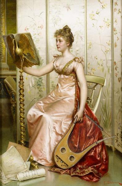 Charles Joseph Frederick Soulacroix The Recital