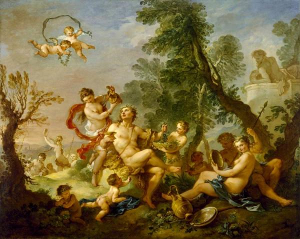 Bacchanal by Charles-joseph Natoire Oil Painting Reproductions