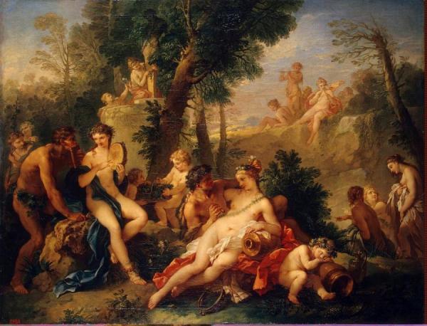 Bacchus And Ariadne by Charles-joseph Natoire