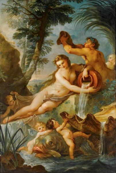 La Source by Charles-joseph Natoire