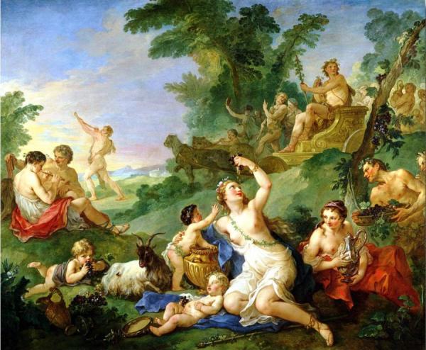 The Triumph Of Bacchus by Charles-joseph Natoire