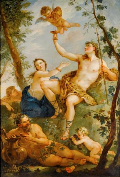 The Triumph Of Bacchus by Charles-joseph Natoire