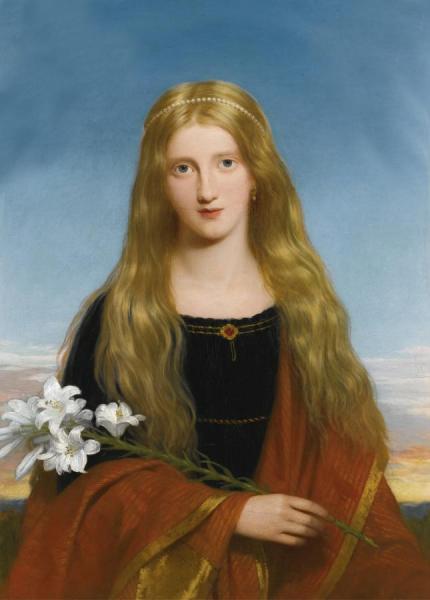 Charles Lock Eastlake The Lily-portrait Of Miss Bury