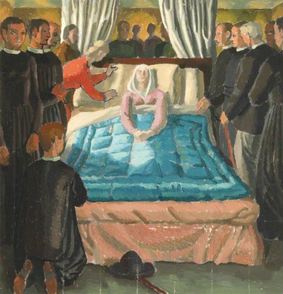 Death Of The Virgin by Charles Mahoney Oil Painting Reproductions