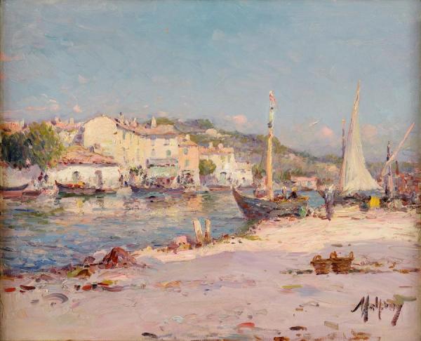The Port Of Cassis by Charles Malfroy