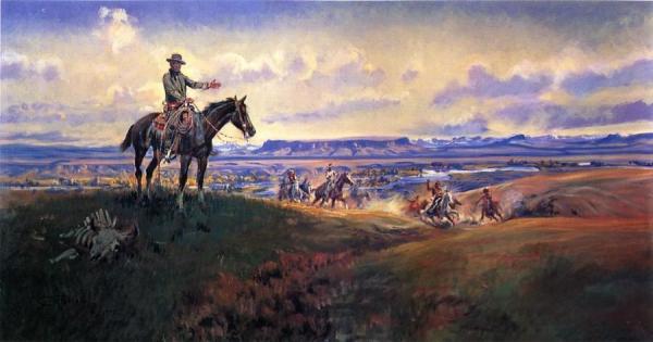 Charles Marion Russell Charles M. Russell And His Friends
