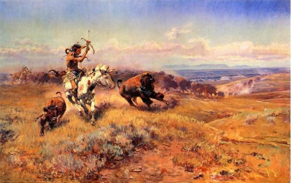 Horse Of The Hunter by Charles Marion Russell