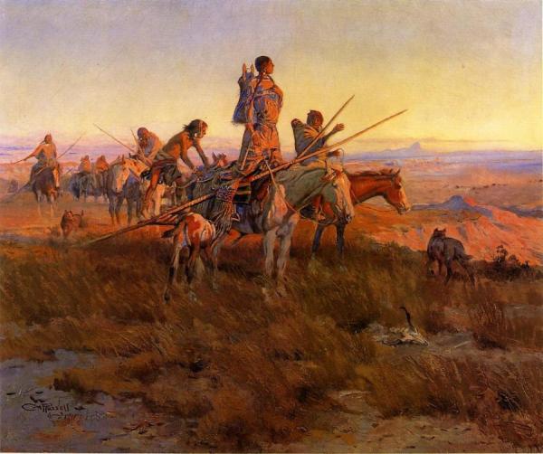 In The Wake Of The Buffalo Hunters by Charles Marion Russell