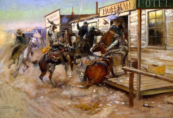 In Without Knocking by Charles Marion Russell