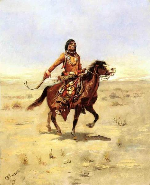 Indian Rider by Charles Marion Russell