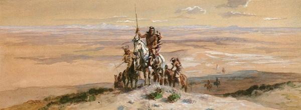 Indian War Party by Charles Marion Russell